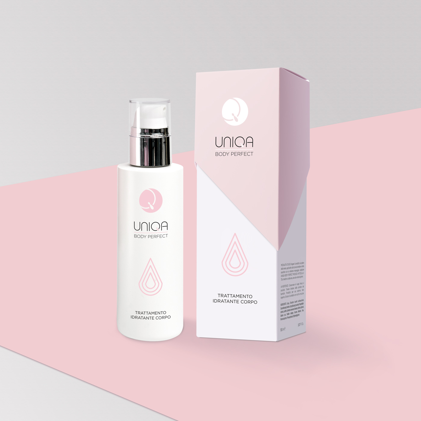 UNIQA Body perfect Idratante corpo - Flacone + scatola
