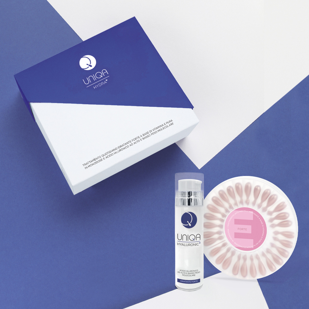 HYDRA+ Cofanetto idratante Vitamina E + Acido Ialuronico+